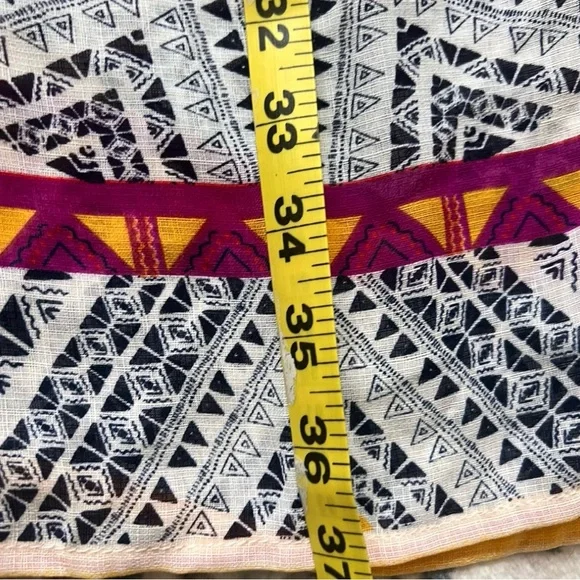 VENUS Side Slit Geometric Maxi Lightweight Skirt Brand New! XS - Picture 9 of 9